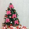 Christmas Tree Ornaments & Wreath Bow Pendants – Christmas Decorations for Window & Scene Layout