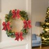 Christmas Tree Ornaments & Wreath Bow Pendants – Christmas Decorations for Window & Scene Layout