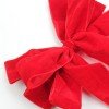 7.3''winter Christmas Velvet Bows Decoration Winter Solid Color Bows