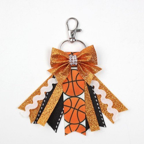 3.5inch Sport Pin Me Leopard Keyring Bag Keychain Decoration