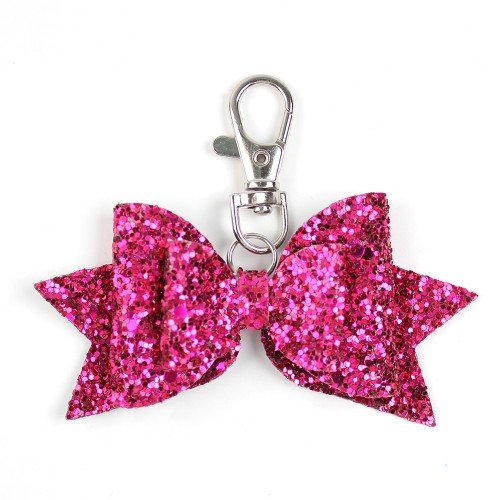 Girls Cheerleading Glitter Cheer Sport Keychain Bag Decoration