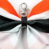 Sport Glitter Cheer Bow Keychain Two Tone Glitter Cheer Keyring Beautiful Boutique Bag Decoration