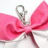 Sport Keyring Glitter Bow Keychain Glitter Cheer Bow Keychain Bag Beautiful Cute Decoration