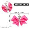 Sport Keyring Glitter Bow Keychain Glitter Cheer Bow Keychain Bag Beautiful Cute Decoration