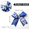 Key chain Cheer Bows Cheerleading Bow Keyring Glitter Cheer Bag Boutique Cheer Glitter Decoration