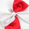 Sport Rhinestone Two Tone Cheer Keychain Glitter Shiny Rhinestone Cheer Bow for Girls Kids Hair Bow Accessories