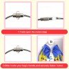 Girls Sport Softball Clip Me Accessories for BOGG Bag Tassel  Baseball Long Streamer Decoration for Girls Kids