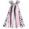 Large Rag Wreath Bow Keychain Rag Wreath Multi-layer Lace Pearl Long Streamer Fabric Bow for Outdoor Decoration