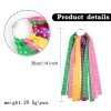 Long Streamer Ribbon Clip Keychain for Luggage Polka Dot rainbow Ribbon Bag Charm Keychain Student Bag Hanging Ornament Long Streamer Ribbon Clip Keychain for Luggage Polka Dot rainbow Ribbon Bag Charm Keychain Student Bag Hanging Ornament