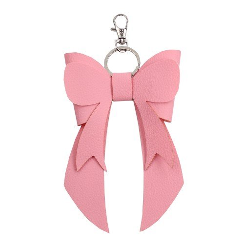Summer Watermelon Strawberry Cute Fruit Hair Bows Clip for Bag Charm Glitter Leather Bow Keychain Girls Bag Decoration