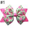 3.5"   Glitter Hair Bows Kids Toddler Cute Leather Clip Girls Hair Accessories 1-50