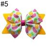 3.5"   Glitter Hair Bows Kids Toddler Cute Leather Clip Girls Hair Accessories 1-50