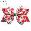 3.5"   Glitter Hair Bows Kids Toddler Cute Leather Clip Girls Hair Accessories 1-50