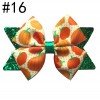 3.5"   Glitter Hair Bows Kids Toddler Cute Leather Clip Girls Hair Accessories 1-50