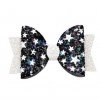 3.5'' Women Baby Girl Super Star Glitter Hair Bow 3.5'' Women Baby Girl Super Star Glitter Hair Bow