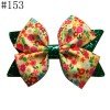 3.5" Glitter Hair Bows Kids Toddler Cute Leather Clip Girls Hair Accessories151-215