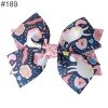 3.5" Glitter Hair Bows Kids Toddler Cute Leather Clip Girls Hair Accessories151-215