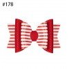 stripe Rainbow Princess Hairgrips  glitter Hair Bows with Clip Dance Party Bow Hair Clip Girls Hair Accessories