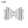 stripe Rainbow Princess Hairgrips  glitter Hair Bows with Clip Dance Party Bow Hair Clip Girls Hair Accessories