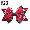 4'' Glitter hair bows three layer boutique bows with print ribbon newest fashion hair bows for girl hair clips 4'' Glitter hair bows three layer boutique bows with print ribbon newest fashion hair bows for girl hair clips