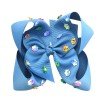 6'' summer neon color hair bows with sequin flower on top glitter big hair bows jojo style bows 6'' summer neon color hair bows with sequin flower on top glitter big hair bows jojo style bows