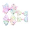 Glitter Ribbon Bows For Girls Hair Clips summer Glitter Ribbon Bows For Girls Hair Clips summer