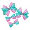 Glitter Ribbon Bows For Girls Hair Clips summer Glitter Ribbon Bows For Girls Hair Clips summer