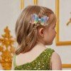 Summer Lace Glitter Hair Bows Girls Colorful Mermaid Glitter Leather Hair Clip Kids Hair Accessories Summer Lace Glitter Hair Bows Girls Colorful Mermaid Glitter Leather Hair Clip Kids Hair Accessories