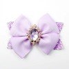 Spring Summer Colorful Glitter Hair Bows with Rhinestone for Girls Princess Hair Clip Kids Boutique Hair Accessories