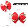 Glitter Hair Bow Clips Cute Girls Solid Color Glitter Hair Clips Kids Boutique Hair Bow Accessories