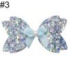 SPARKLE GLITTER HAIR BOW GIRLS HAIR CLIP BOWS BABY HEADBAND 3.5 GLITTER BOW