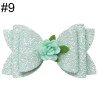SPARKLE GLITTER HAIR BOW GIRLS HAIR CLIP BOWS BABY HEADBAND 3.5 GLITTER BOW