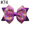 3.5"   Glitter Hair Bows Kids Toddler Cute Leather Clip Girls Hair Accessories51-100