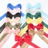 Matte Satin Elegant Hair Bow Women Hair Accessories Adult Long Tail Colorful Gorgeous Streamers Hair Accessories