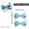 2pcs/set Silky Satin Ribbon Hair Bows Satin Ribbon Knotbow Hair Bow Clip Girls Polyester Ribbon Bows Kids Hair Accessories