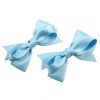 2pcs/set Silky Satin Ribbon Hair Bows Satin Ribbon Knotbow Hair Bow Clip Girls Polyester Ribbon Bows Kids Hair Accessories