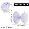 Girls Glitter Sequin Mesh Princess Hair Bows Clip Baby Girls Chiffon Different Color Hair Bow Kids Hair Accessories