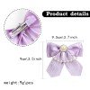 Girls Lace Satin Hair Bow with Pearl Satin Hair Bow Lace Sailor Hair Bow for Kids Hair Bow Accessories
