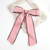 Moonstitch Suede Long Sailor Hair Bows For Girls Coquette Faux Suede Bow Barrette for Long Hair Kids Hair Accessories