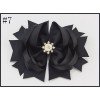 5.5''rhinestone big hair bows big boutique bows