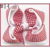 Gingham Boutique Bow ,Plaid  hair Bows