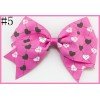 Print Grosgrain Ribbon cheer Hair Bow for Girls Print Grosgrain Ribbon cheer Hair Bow for Girls