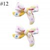 3'' liverpool fabric unicorn Hair Bows Barrette For baby Girls Hair Accessories mini hair clips