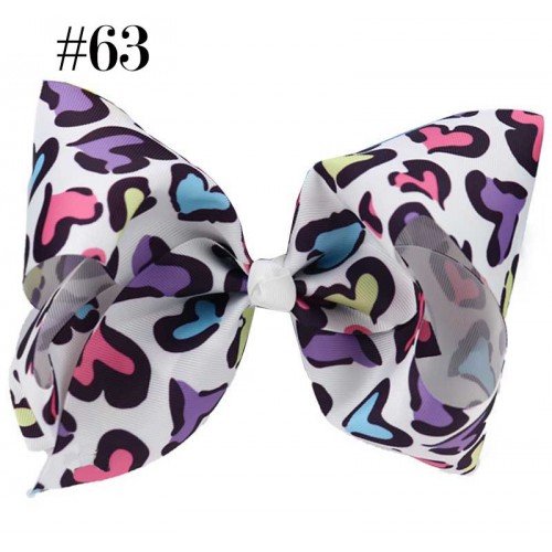 8inch leopard handmade boutique hair bow 8inch leopard handmade boutique hair bow