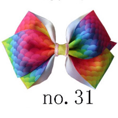 Girl 4.5" New Angel Hair Bow Clip inspired boutique  girl hair Bows Accessories With Clip hair Bow Hairpins Hair Ornaments 1-50