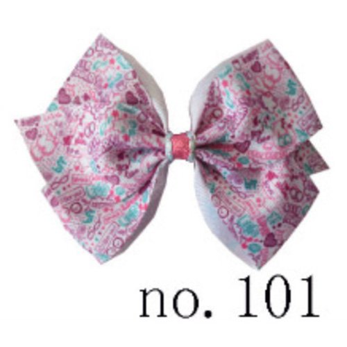 Girl 4.5" New Angel Hair Bow Clip inspired boutique  girl hair Bows Accessories With Clip hair Bow Hairpins Hair Ornaments 101-150