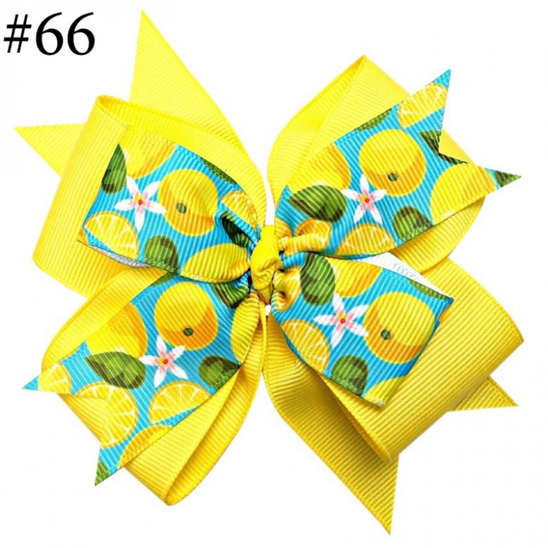 4inch Cute Fruit Hair Bows hair clips for girl accessories66-95 4inch Cute Fruit Hair Bows hair clips for girl accessories66-95