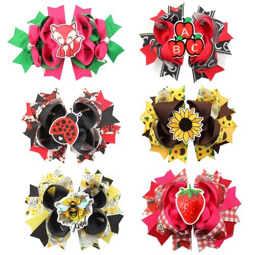 Spring Summer Rose Floral Hair Clips Kids Hair Accessories Spring Summer Rose Floral Hair Clips Kids Hair Accessories
