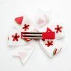 Summer Ice Cream Pinwheel Hair Bows Cute Watermelon Pineapple Fruit Hair Clip Kids Hair Bow Accessories