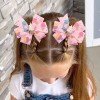 Summer Ice Cream Pinwheel Hair Bows Cute Watermelon Pineapple Fruit Hair Clip Kids Hair Bow Accessories